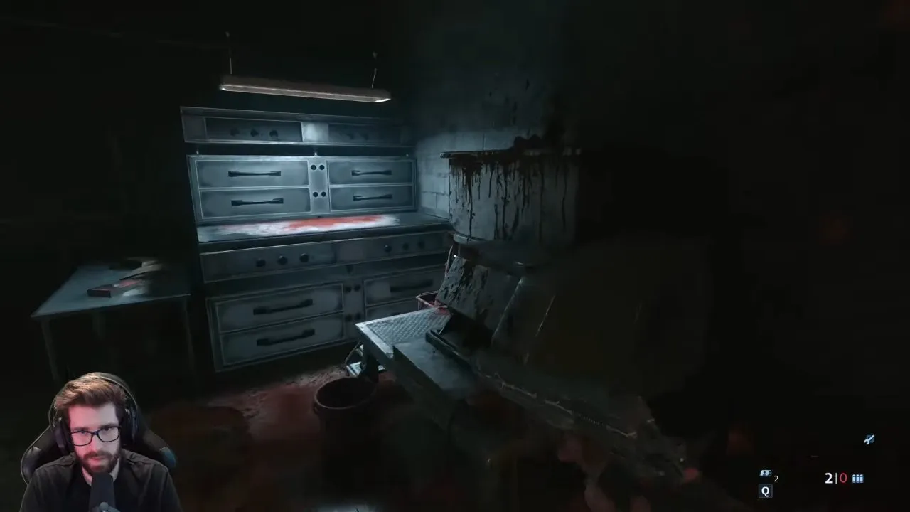 The player discovers bottles can be thrown at Bruno in the boss room