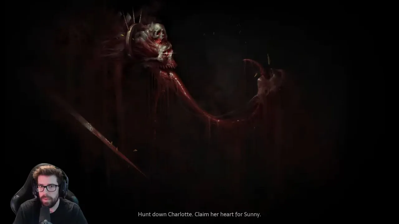 Objective directing Aidan to hunt Charlotte and claim her heart for Sunny