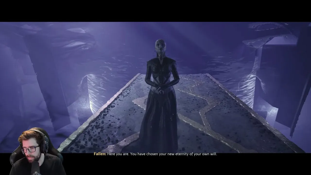 The alternate ending begins after Aiden chooses to follow the Cenobites