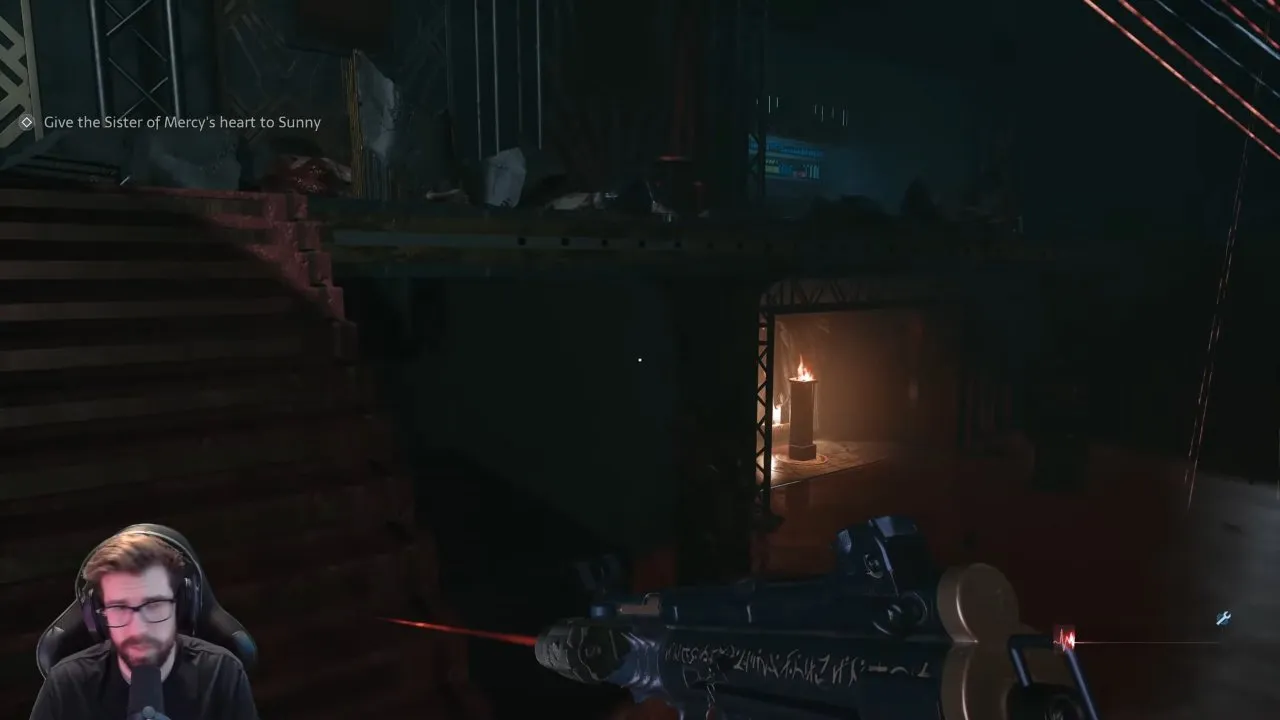 Objective to give Sister of Mercy's heart to Sunny after the fight